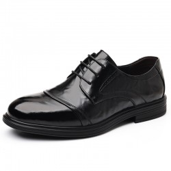 2025 Spring and Autumn New Styles Business formal men's shoes, three-joint lace-up breathable security leather shoes, men's groom's wedding shoes wholesale