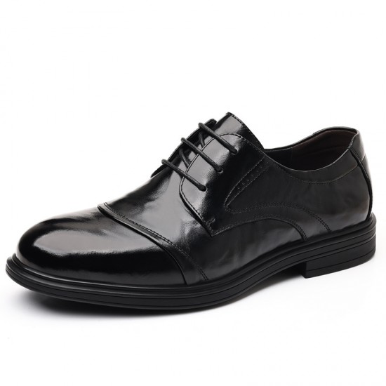 2025 Spring and Autumn New Styles Business formal men's shoes, three-joint lace-up breathable security leather shoes, men's groom's wedding shoes wholesale