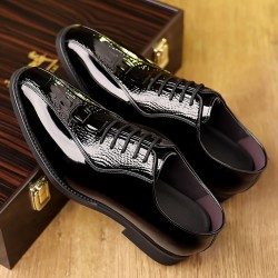 New men's leather shoes, business formal derby shoes, genuine leather brogues, high-end men's shoes, fashionable British wedding shoes