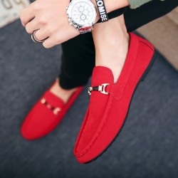 Cross-border shipping of spring and summer slip-on loafers, Korean-style trendy men's versatile casual moccasins, slip-on cloth shoes.