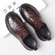 New casual wholesale men's leather shoes, genuine leather, Korean-style, soft leather, non-slip, breathable, trendy, comfortable men's leather shoes.