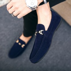 Cross-border shipping of spring and summer slip-on loafers, Korean-style trendy men's versatile casual moccasins, slip-on cloth shoes.