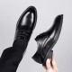 Men's business formal leather shoes, new genuine leather casual shoes, breathable, soft-soled, soft-surface British wedding shoes. Men's business formal leather shoes, new genuine leather casual shoes, breathable, soft-soled, soft-surface British wedding shoes.
