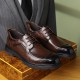 New men's casual leather shoes, business formal men's wedding shoes, black, commuter, British-style, genuine leather wholesale trend