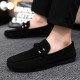 Cross-border delivery of spring and summer men's slip-on shoes, casual, breathable, lazy, trendy, versatile work cloth shoes.