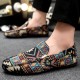 Summer breathable loafers, men's slip-on casual soft-soled cloth shoes, trendy and versatile for young men, foreign trade.