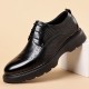 New summer sandals, men's hollow Business casual men's shoes, genuine leather, soft-soled, breathable, outdoor-inspired shoes.