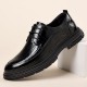 Men's business casual wedding shoes, men's genuine leather, new British-style trendy shoes for commuting, top-grain cowhide delivery.