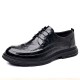 Men's business casual wedding shoes, men's genuine leather, new British-style trendy shoes for commuting, top-grain cowhide delivery.