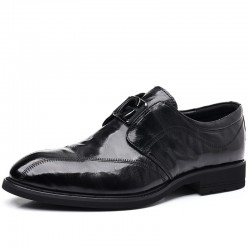 New men's casual business leather shoes, genuine leather wedding shoes, commuting, live streaming, formal, Korean-style, trendy shoes.