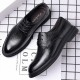 Men's business formal leather shoes, genuine leather pointed-toe, breathable, casual black soft sole, groom's wedding shoes. Men's business formal leather shoes, genuine leather pointed-toe, breathable, casual black soft sole, groom's wedding shoes.
