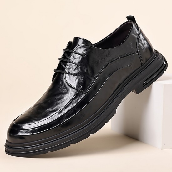 Men's business casual wedding shoes, men's genuine leather, new British-style trendy shoes for commuting, top-grain cowhide delivery.