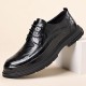 Men's business casual wedding shoes, men's genuine leather, new British-style trendy shoes for commuting, top-grain cowhide delivery.