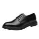 Cross-border shipping of business formal leather shoes, men's pointed-toe shoes, casual British soft leather suits for grooms and weddings.