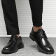 Cross-border delivery Men's business formal leather shoes, soft-soled, breathable casual shoes, youth black work shoes. Cross-border delivery Men's business formal leather shoes, soft-soled, breathable casual shoes, youth black work shoes.