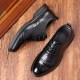 New autumn men's leather shoes, trendy genuine leather formal business wedding shoes, fashionable British soft-soled casual shoes New autumn men's leather shoes, trendy genuine leather formal business wedding shoes, fashionable British soft-soled casual shoes