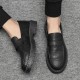 Summer British-style men's slip-on loafers, youth casual work shoes, cross-border shipping.