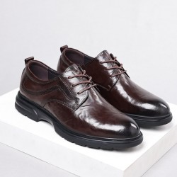 New autumn men's leather shoes, business casual, genuine leather men's shoes, non-slip and wear-resistant, Korean-style commuting shoes, factory wholesale