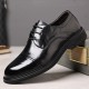 British Wedding Groomsmen Formal Suit, Luxury Derby Genuine Leather Italian Business Formal Commuter Leather Shoes