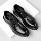 Men's leather shoes for formal business wear, autumn and winter height-enhancing genuine leather wedding and groom shoes, men's casual shoes for foreign trade.