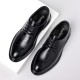 Men's leather shoes for formal business wear, autumn and winter height-enhancing genuine leather wedding and groom shoes, men's casual shoes for foreign trade.