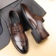 2024 autumn new men's leather shoes, top-grain cowhide, British-style, high-end business, pointed-toe wedding shoes, trendy genuine leather men's shoes