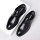 Men's leather shoes, business formal, genuine leather soft-soled, breathable, cross-border casual shoes, British-style groom's wedding suit derby shoes.