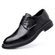 Men's leather shoes for formal business wear, autumn and winter height-enhancing genuine leather wedding and groom shoes, men's casual shoes for foreign trade.
