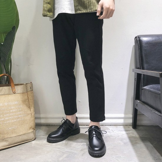 Cross-border Korean-style men's casual leather shoes, men's British black leather shoes, business formal, breathable work shoes. Cross-border Korean-style men's casual leather shoes, men's British black leather shoes, business formal, breathable work shoes.