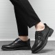 Spring and summer men's business formal casual shoes, Korean-style pointed-toe thin wedding shoes, black work shoes. Spring and summer men's business formal casual shoes, Korean-style pointed-toe thin wedding shoes, black work shoes.
